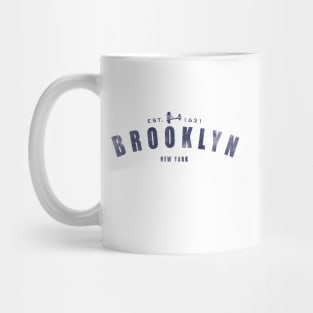 Brooklyn NY Vintage Distressed Retro Print Mug